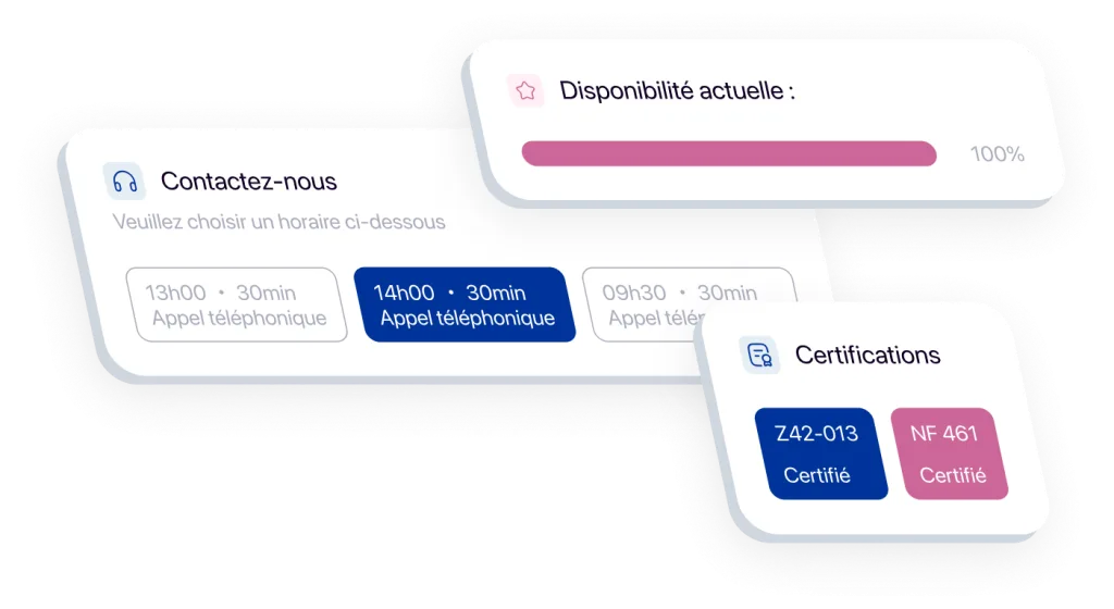 Accompagnement Docoon : rendez-vous téléphonique et certifications Z42-013 et NF 461